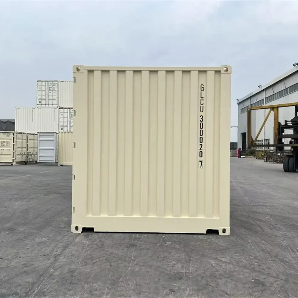 Conteneur maritime beige neuf de 20 pieds à ouverture latérale