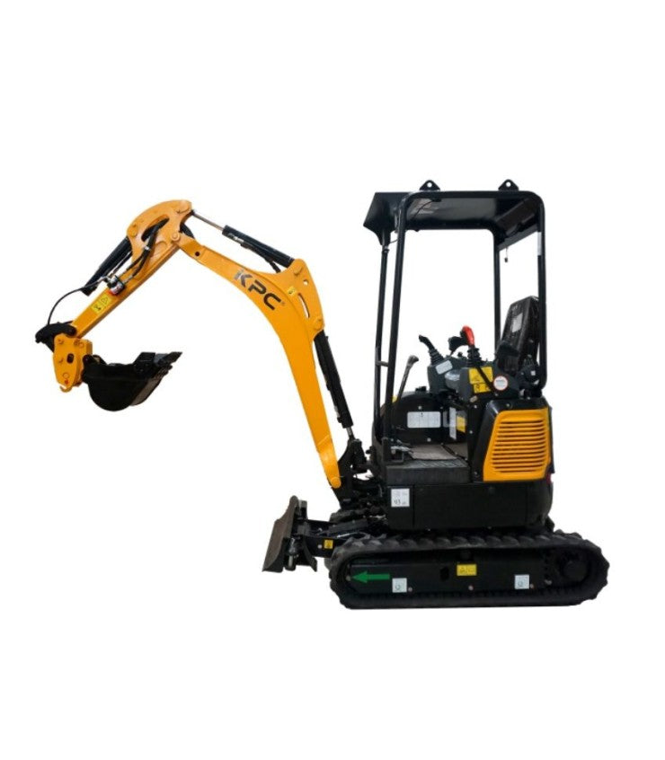 Mini Escavadora Diesel de Duas Velocidades KPC KT17SD Pro Estágio 5