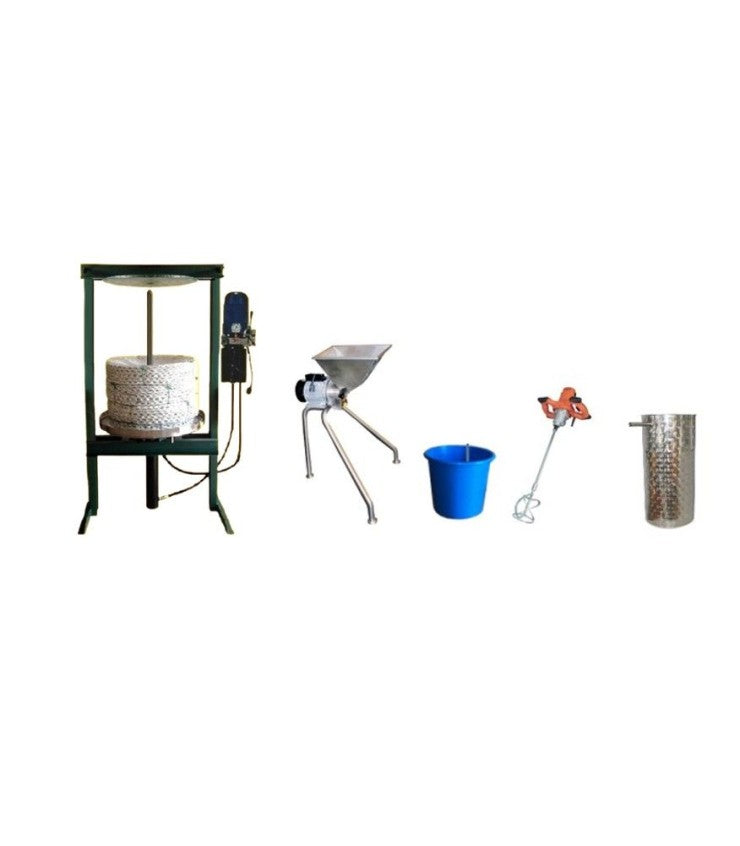 Mini Moulin Avec Presse CYLINDRE HYDRAULIQUE ELECTROPOMPE 50 Cm