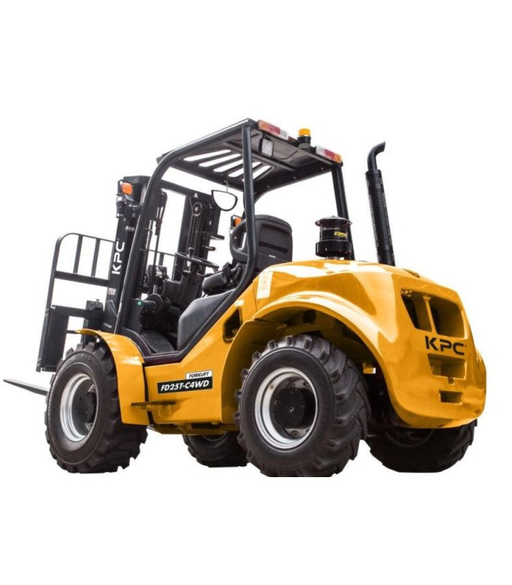 KPC FD25T-C4WD- Diesel- Stage V-Chariot Élévateur Tout Terrain 4 Roues Motrices
